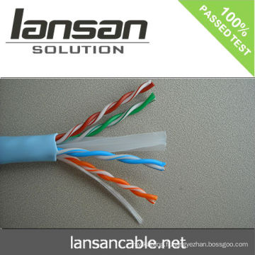 Lansan cat6 full copper lan cable 23awg 305m BC pass didactique bonne qualité et prix d&#39;usine